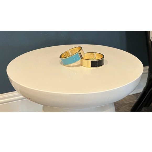 Fashion Gold Colorblock Bangles (Set of 2) EUC - Picture 1 of 3